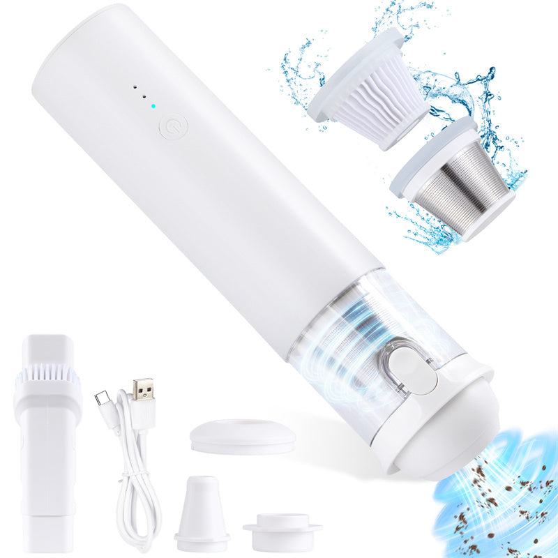 Portable Car Vacuum – Strong Suction and Blowing Function