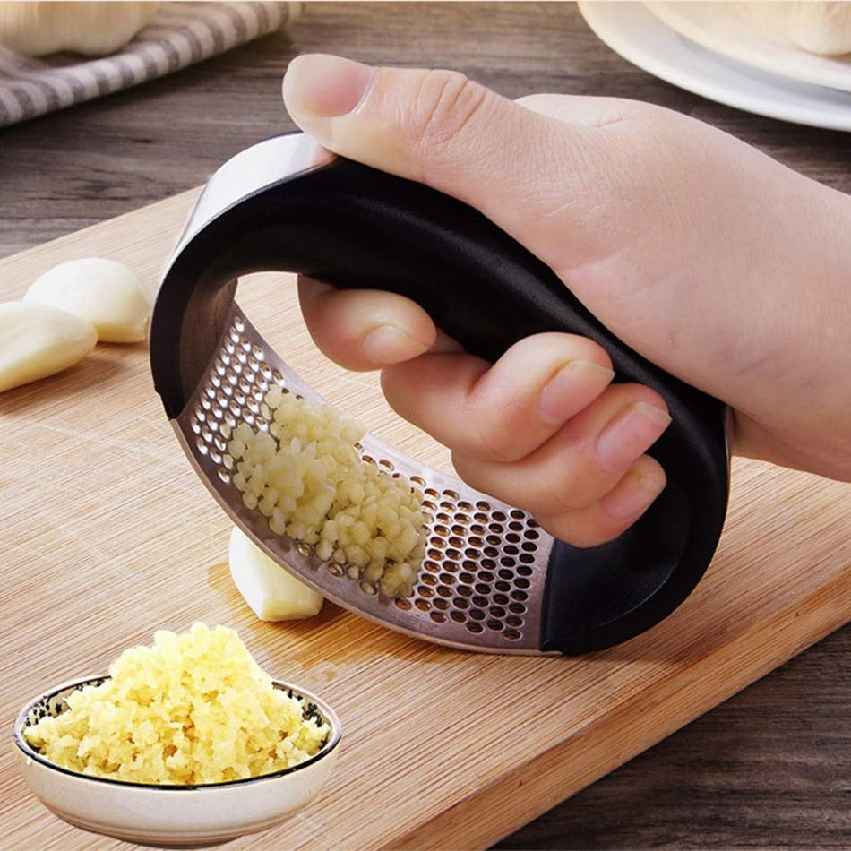 Stainless Steel Garlic Press – Ergonomic and Easy to Use