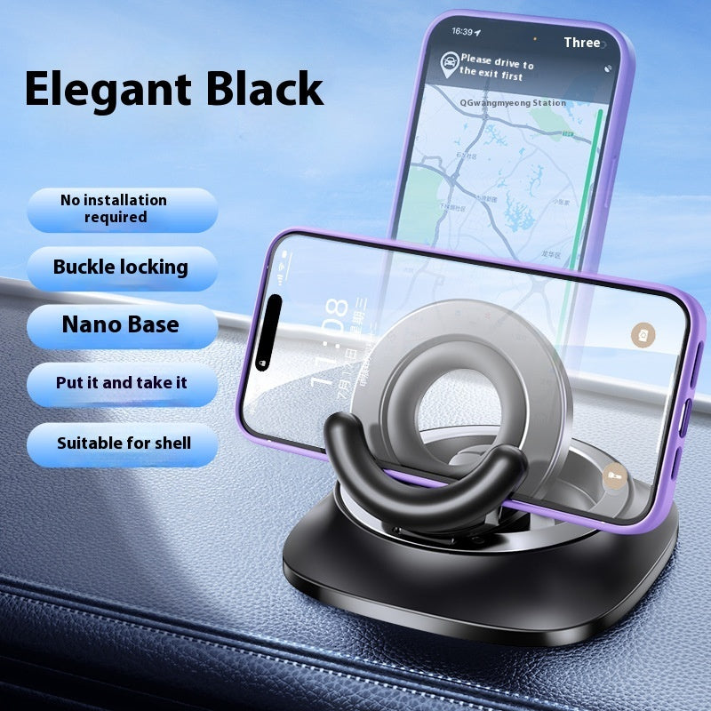 Magnetic Phone Holder – Foldable Dashboard Suction Mount