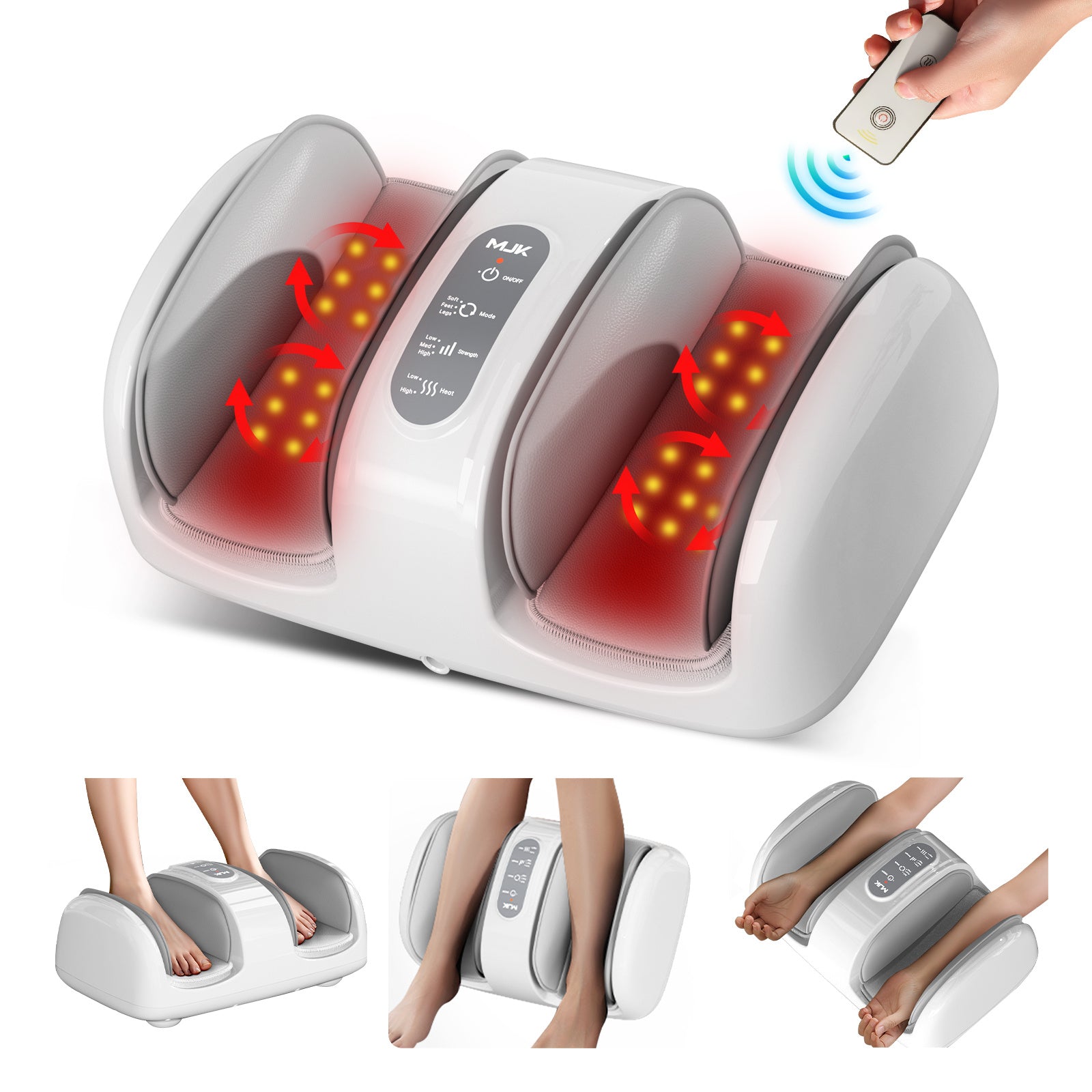 Smart Foot Massager with Heat & 3D Air Compression