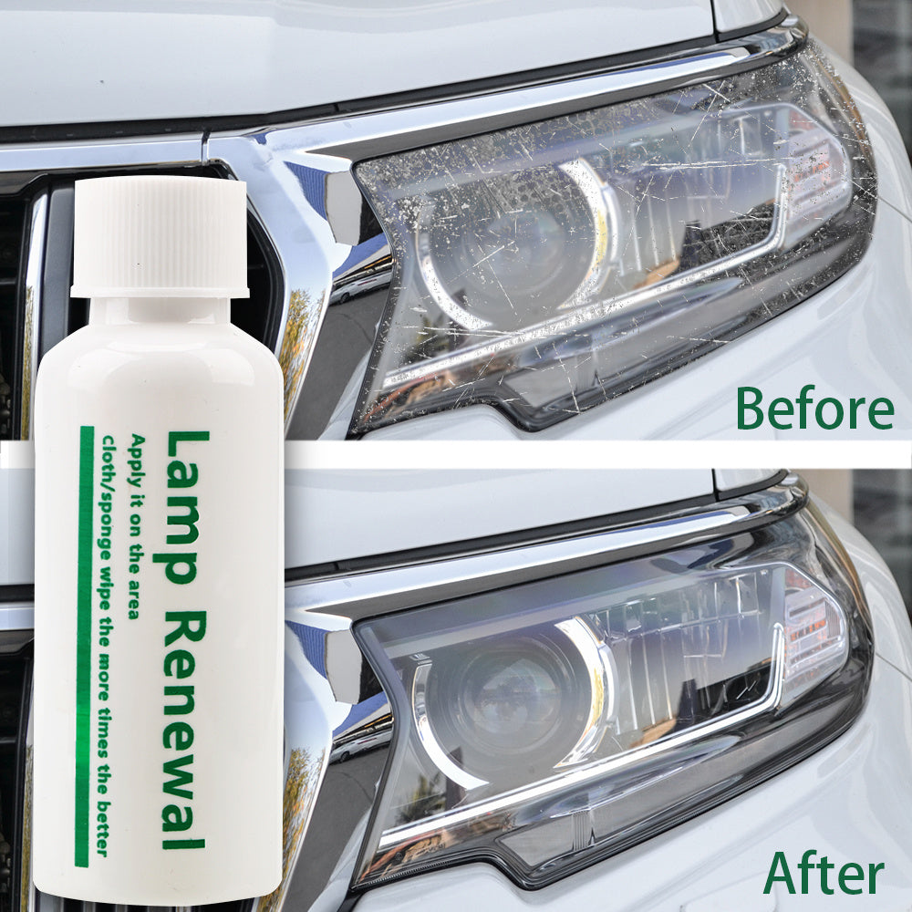Headlight Restoration Liquid – Clear Up Yellowed and Scratched Lenses