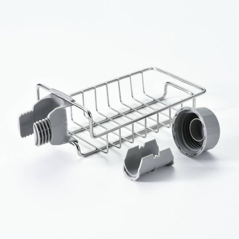 Adjustable Sink Organizer – Faucet-Mounted Holder for Soap and Sponge