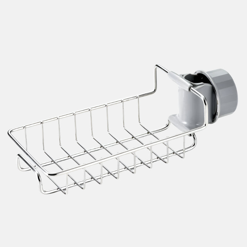 Adjustable Sink Organizer – Faucet-Mounted Holder for Soap and Sponge