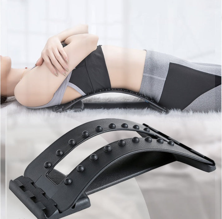 Lumbar Back Stretcher – Adjustable Multi-Level Comfort Support