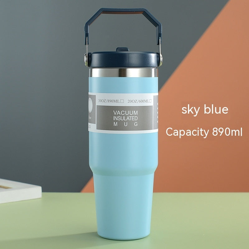 Stainless Steel Travel Tumbler – Insulated Bottle for Coffee and Water