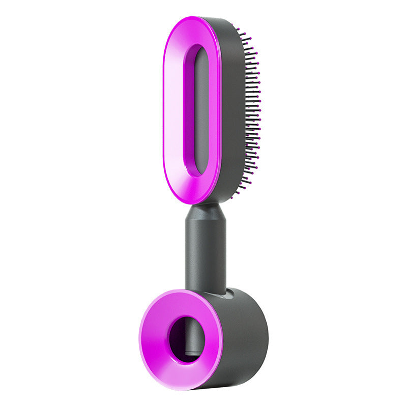 Self-Cleaning Hair Brush – Anti-Static and Scalp-Friendly Design