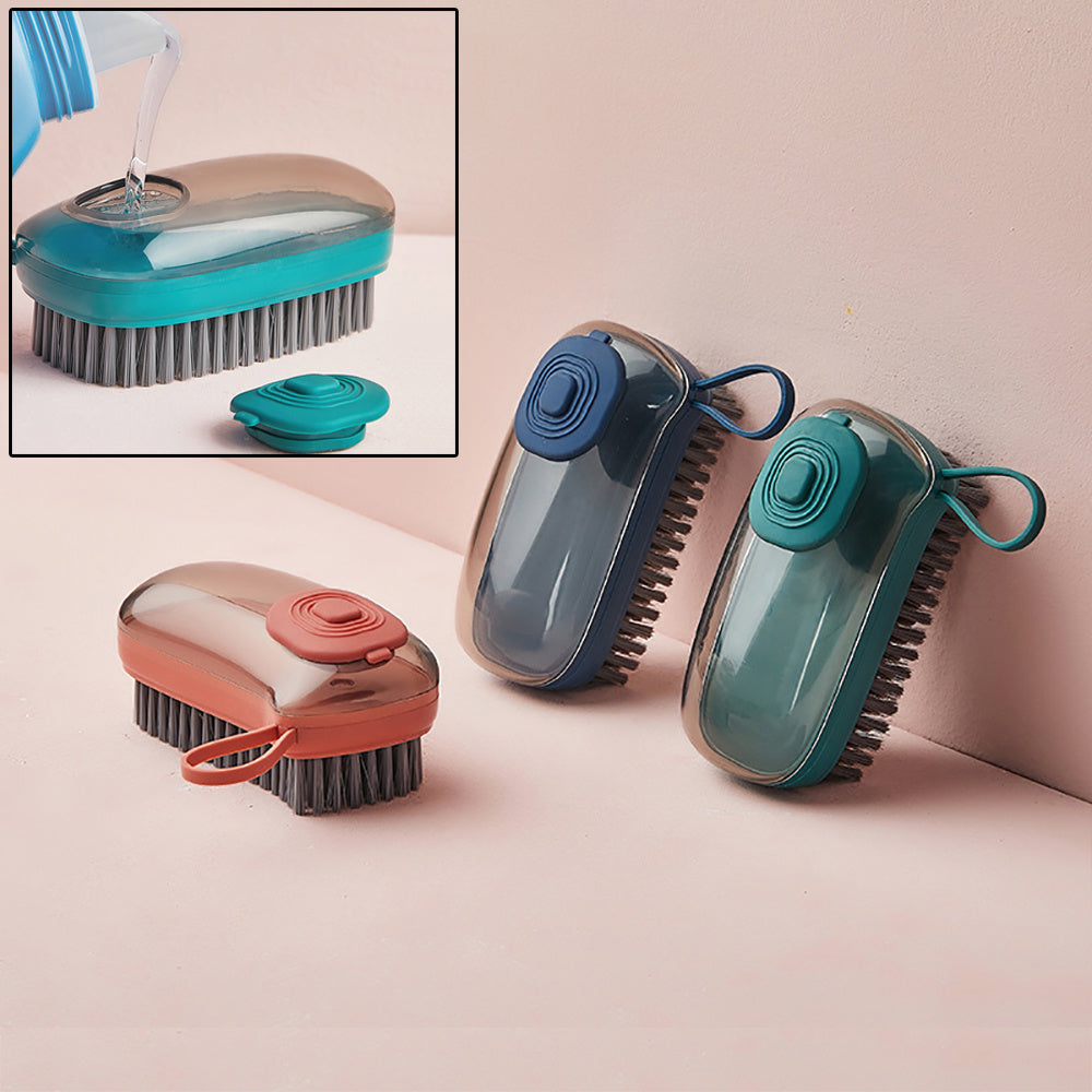 2-in-1 Cleaning Brush – With Built-In Liquid Dispenser