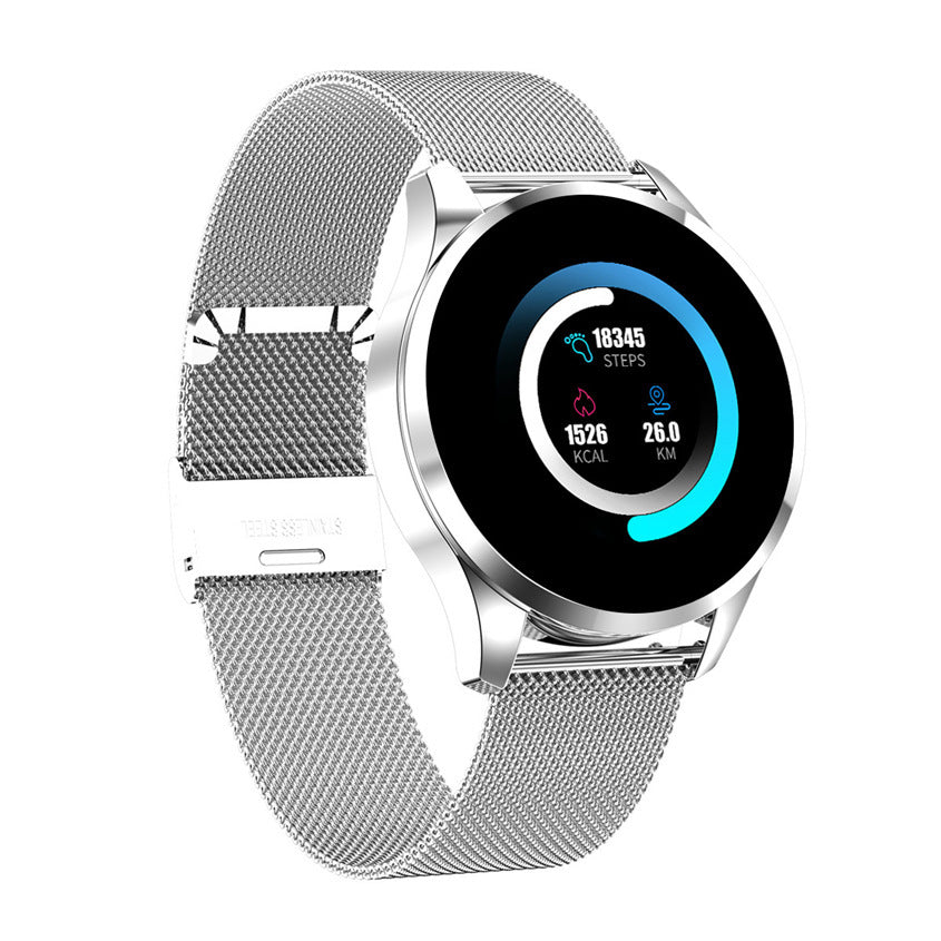 Smart Watch – Round Display with Health and Language Features