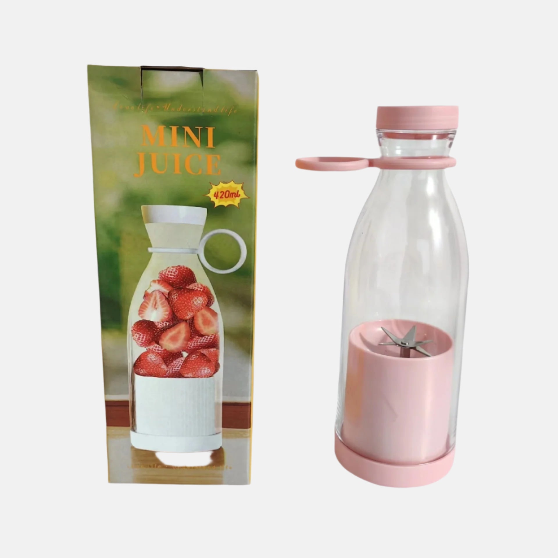 Portable Smoothie Blender – Rechargeable for Fruits and Veggies