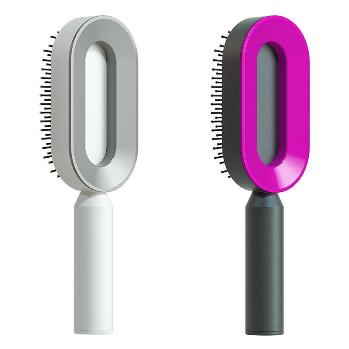 Self-Cleaning Hair Brush – Anti-Static and Scalp-Friendly Design