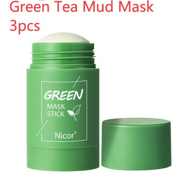 Green Tea and Eggplant Clay Mask – Deep Cleanse and Acne Control