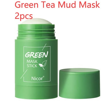 Green Tea and Eggplant Clay Mask – Deep Cleanse and Acne Control