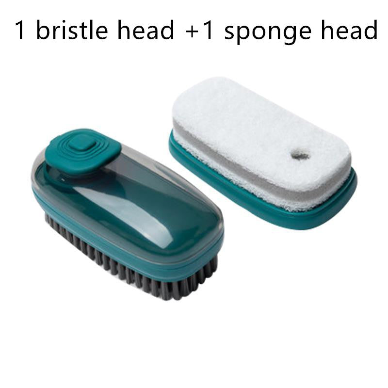 2-in-1 Cleaning Brush – With Built-In Liquid Dispenser