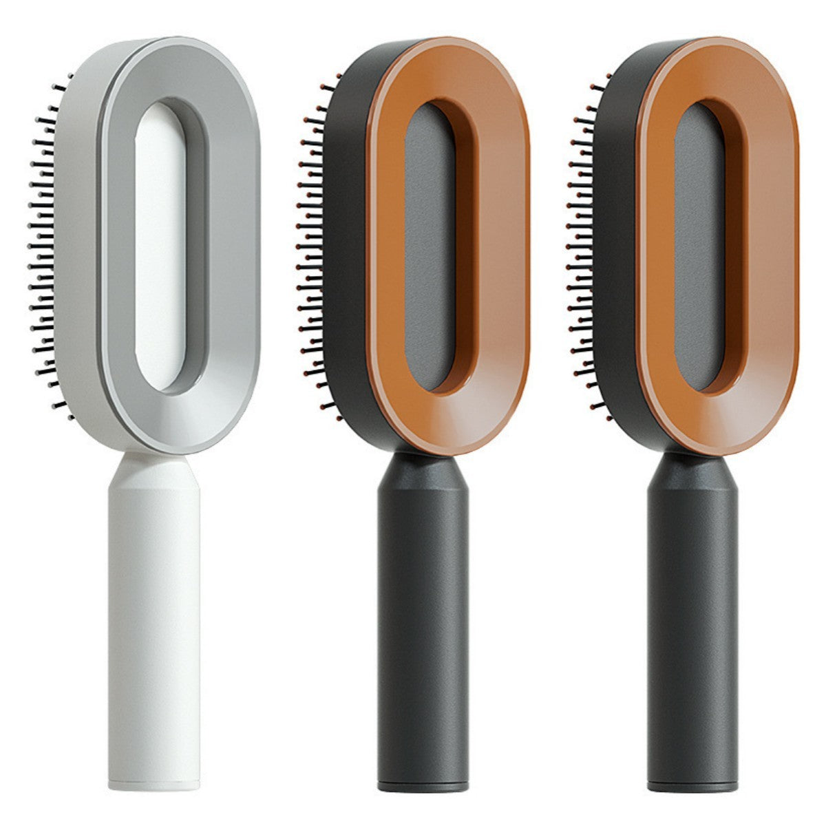 Self-Cleaning Hair Brush – Anti-Static and Scalp-Friendly Design