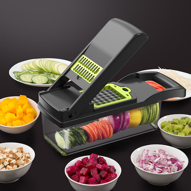 7-in-1 Vegetable Cutter – Slice, Dice and Spiralize with Ease