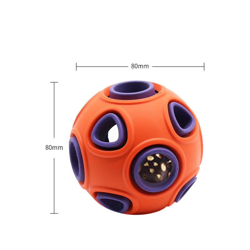 Light-Up Squeaky Dog Ball – For Play and Training