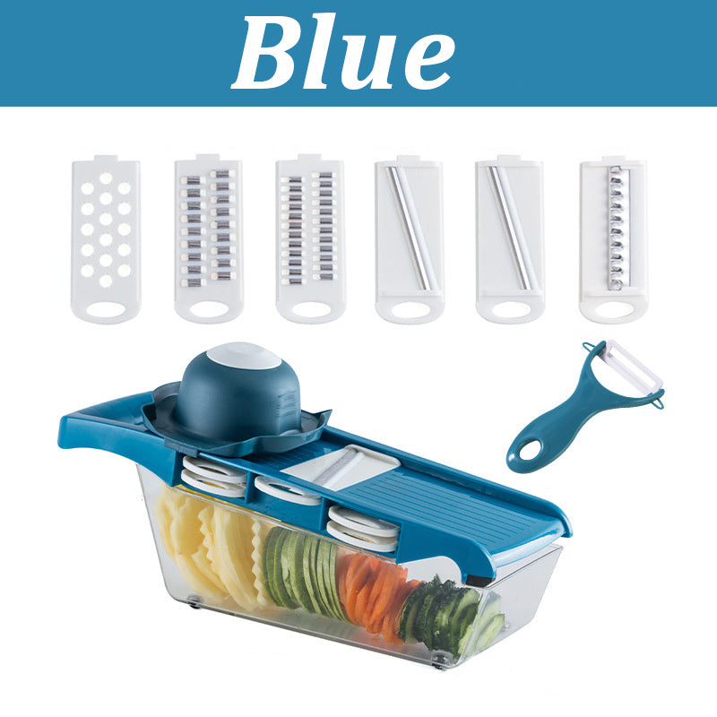 7-in-1 Vegetable Cutter – Slice, Dice and Spiralize with Ease