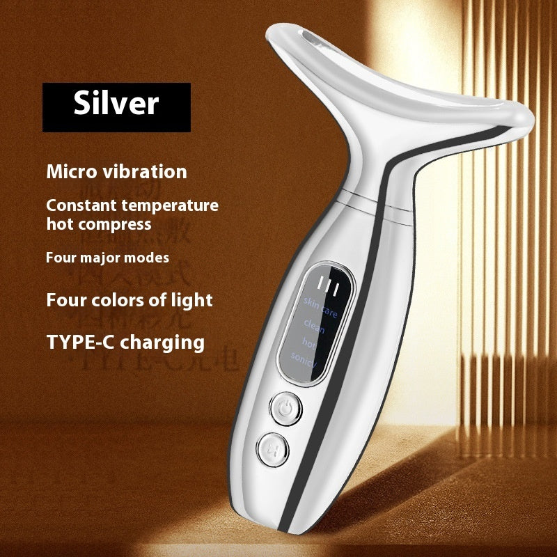 Neck and V-Face Lifting Device – LED Light Massage Tool