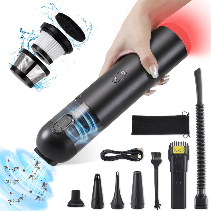 Portable Car Vacuum – Strong Suction and Blowing Function