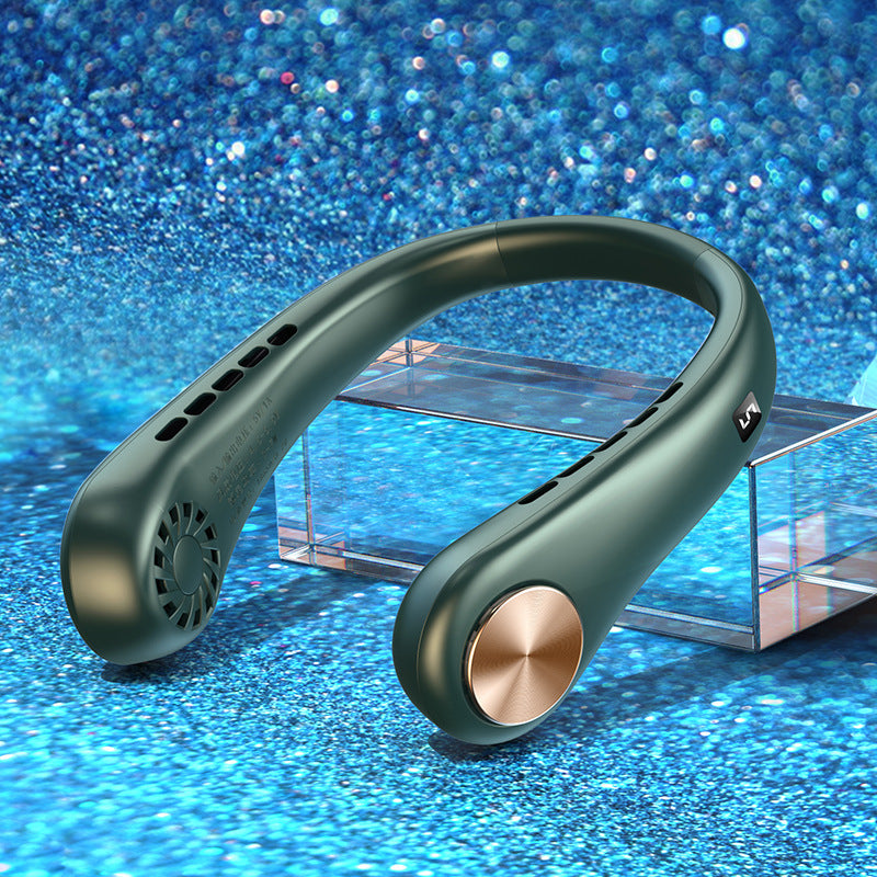 Bladeless Neck Fan – Hands-Free and Rechargeable Cooling