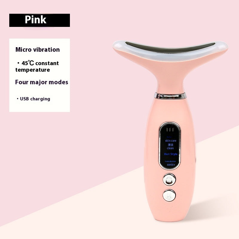 Neck and V-Face Lifting Device – LED Light Massage Tool