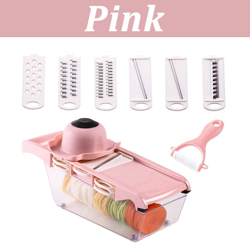 7-in-1 Vegetable Cutter – Slice, Dice and Spiralize with Ease