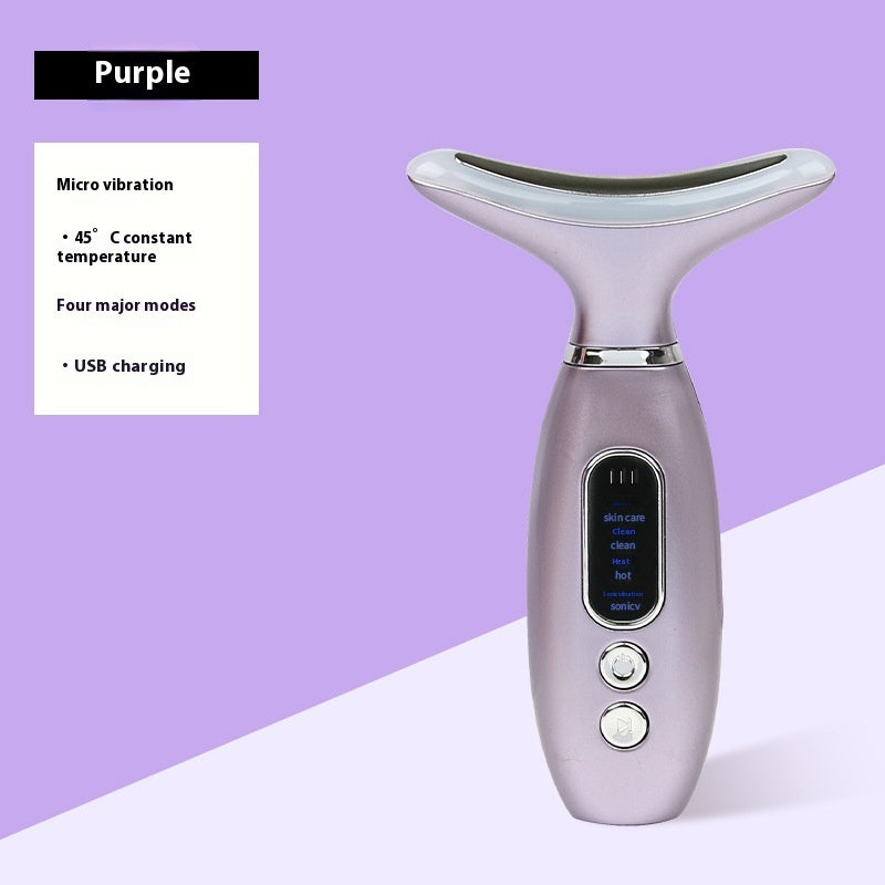 Neck and V-Face Lifting Device – LED Light Massage Tool