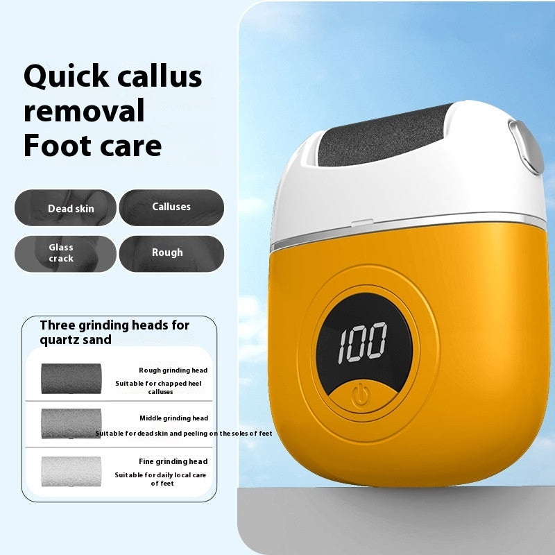 Electric Pedicure Tool – Rechargeable and Painless with 3 Heads