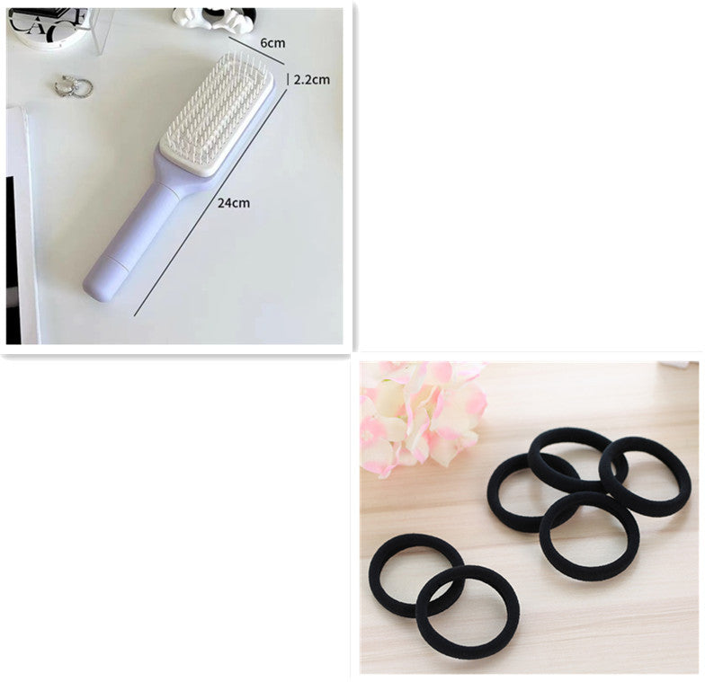 4-in-1 Self-Cleaning Hair Brush – Smooth and Tangle-Free