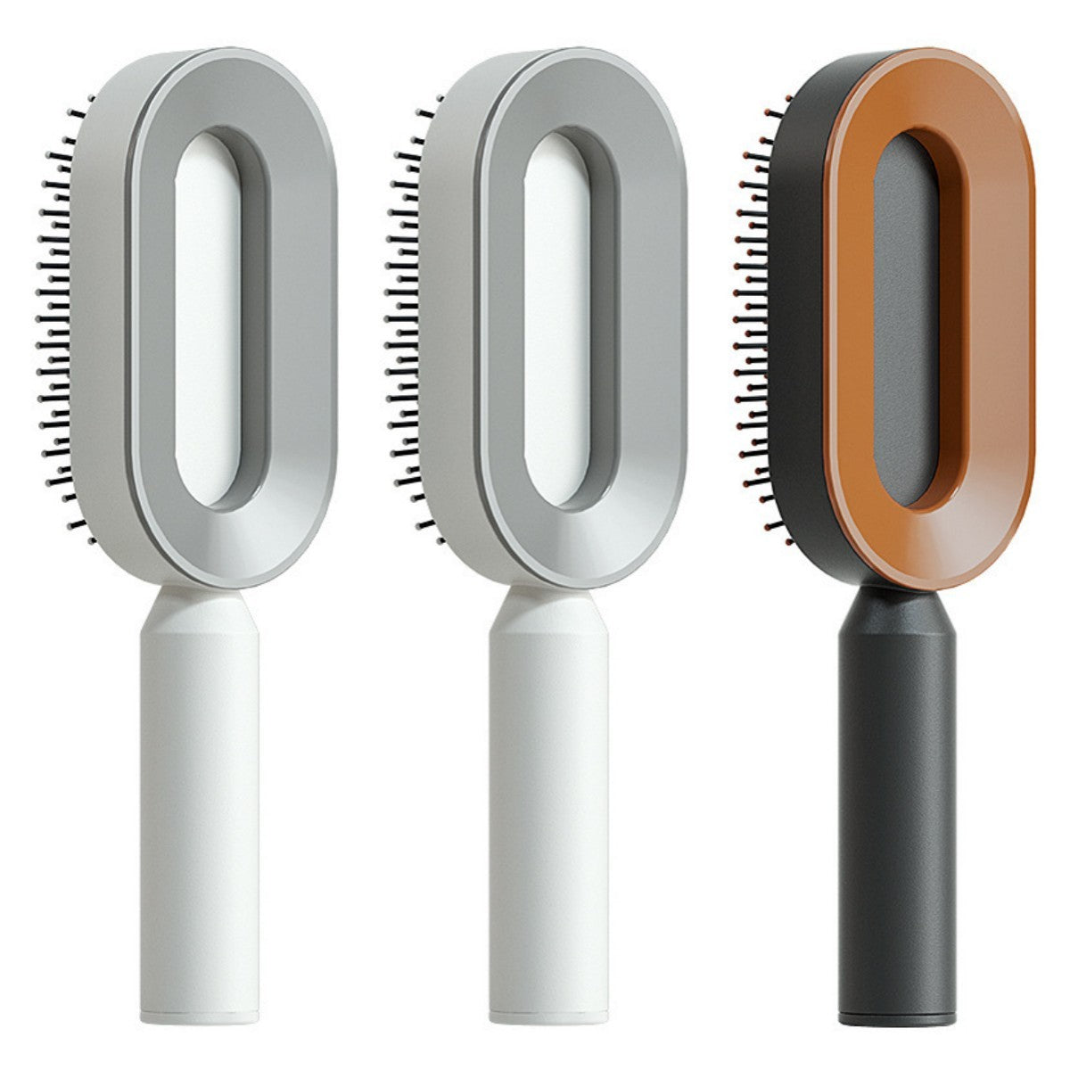 Self-Cleaning Hair Brush – Anti-Static and Scalp-Friendly Design