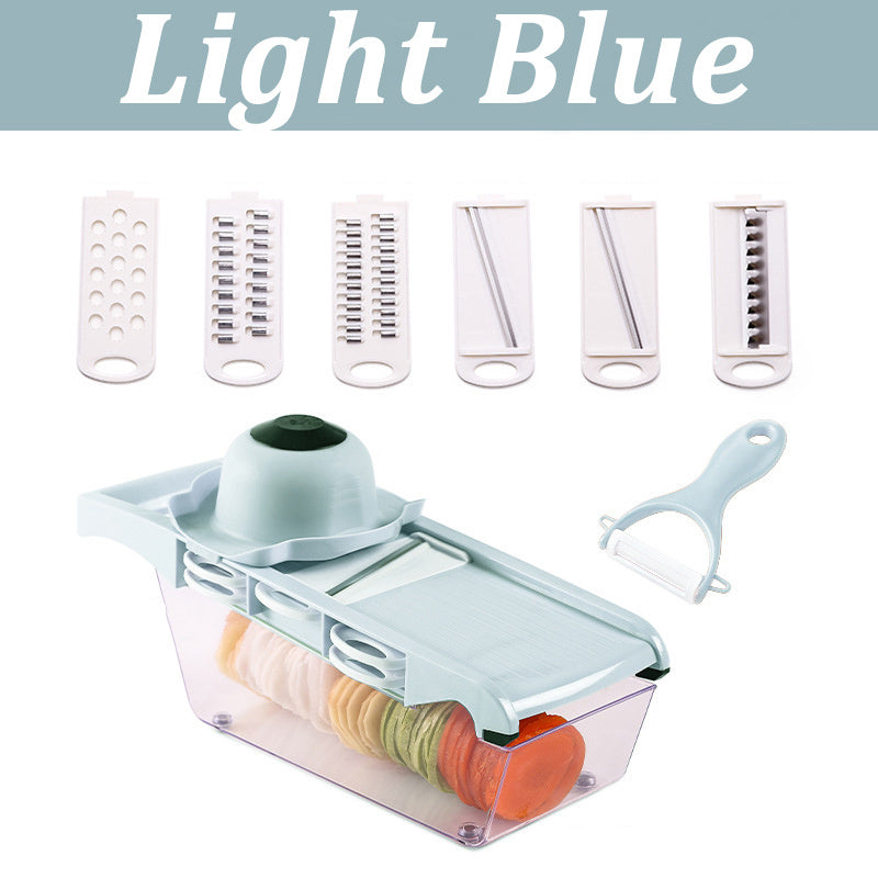 7-in-1 Vegetable Cutter – Slice, Dice and Spiralize with Ease