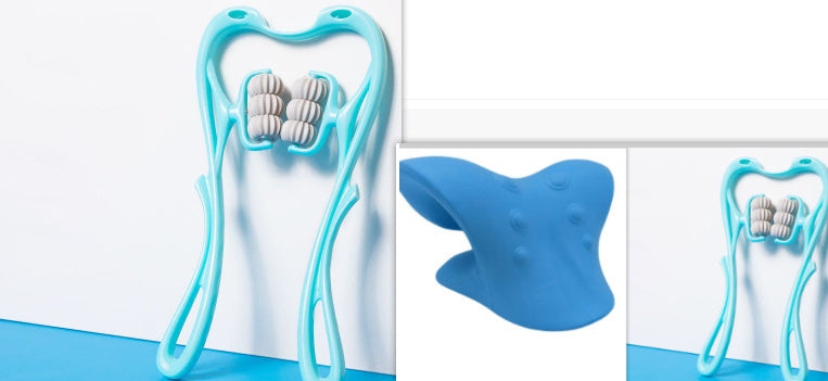 6-Roller Jade Massager – Manual Neck & Body Relaxation Tool
