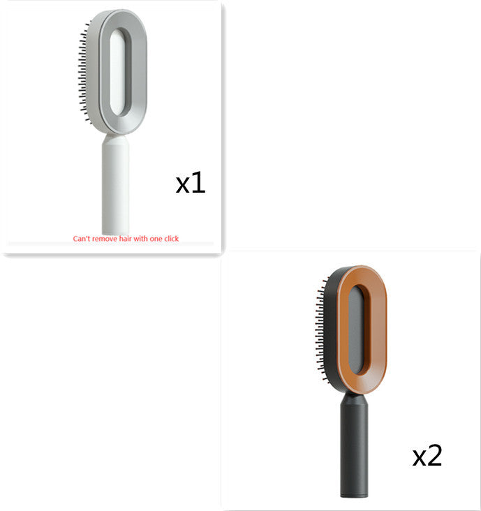 Self-Cleaning Hair Brush – Anti-Static and Scalp-Friendly Design