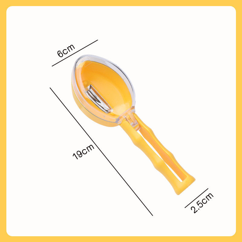 2-in-1 Peeler – Slice and Store Peels in One Motion