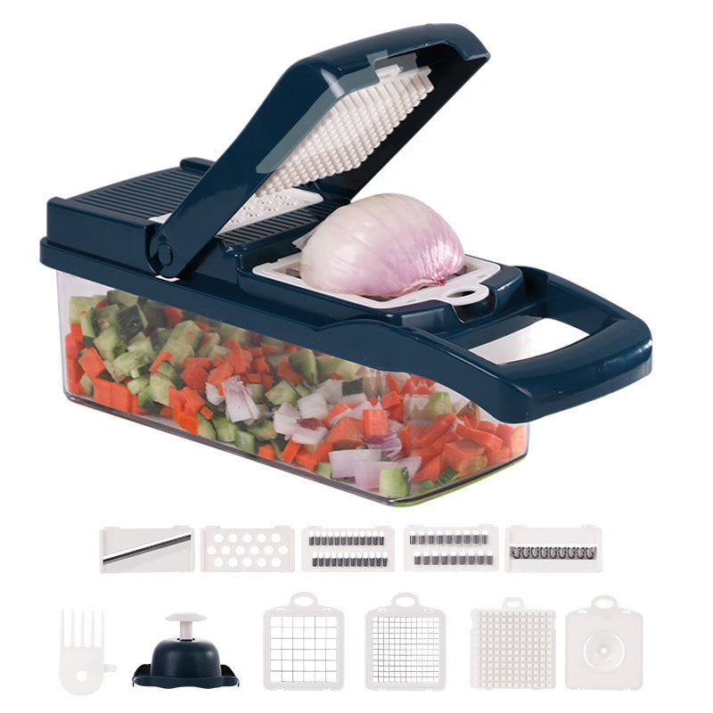 7-in-1 Vegetable Cutter – Slice, Dice and Spiralize with Ease