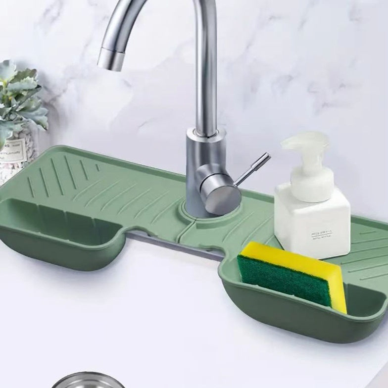 Silicone Sink Mat – Self-Draining Pad for Faucet Area