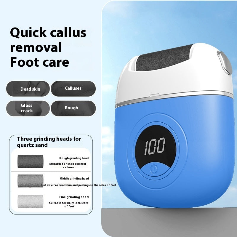 Electric Pedicure Tool – Rechargeable and Painless with 3 Heads