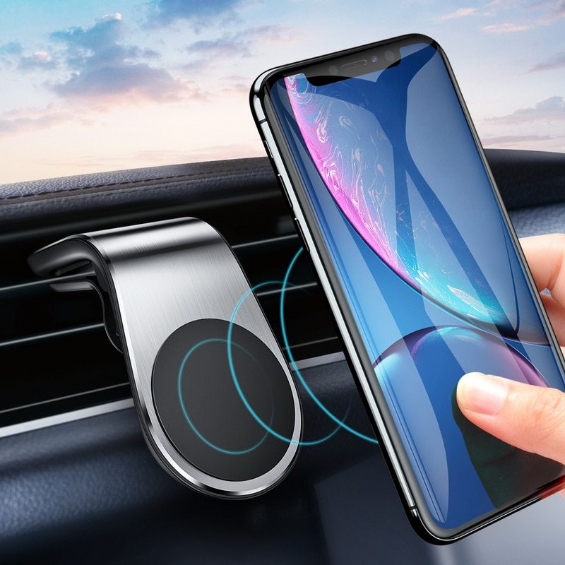 Magnetic Car Phone Mount – Compact Air Vent Design