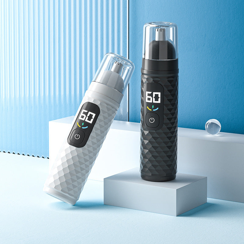 Rechargeable Nose Hair Trimmer – Washable Grooming Tool for Men