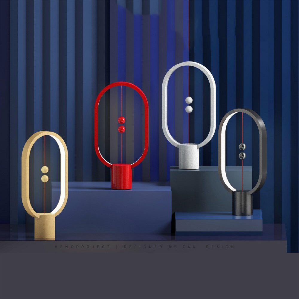 Magnetic Night Light – Touch-Control LED Lamp with Floating Switch