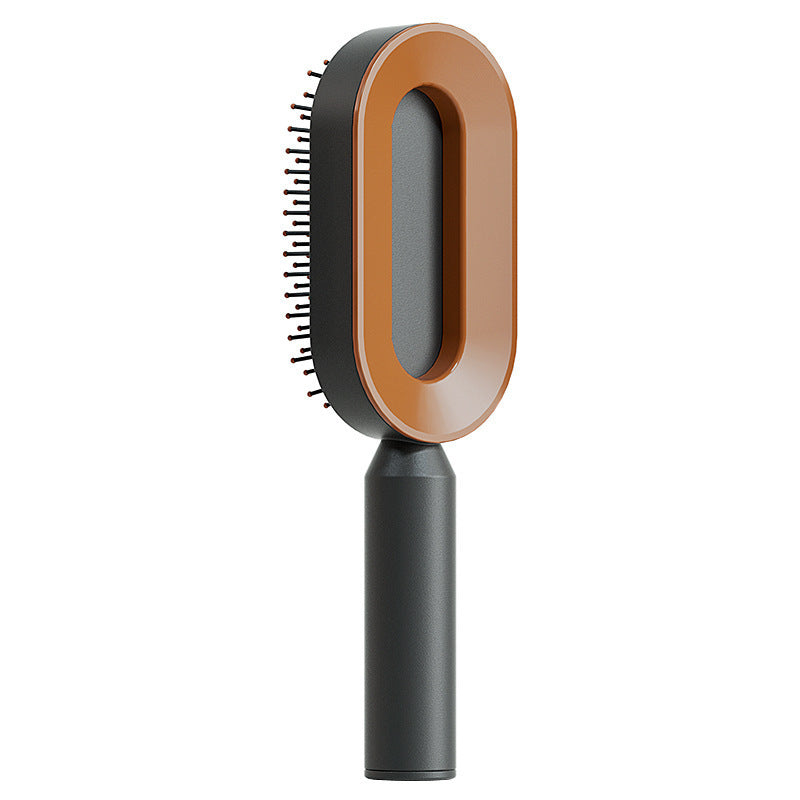 Self-Cleaning Hair Brush – Anti-Static and Scalp-Friendly Design