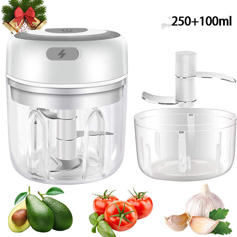 Mini Electric Garlic Chopper – USB Rechargeable for Quick Food Prep