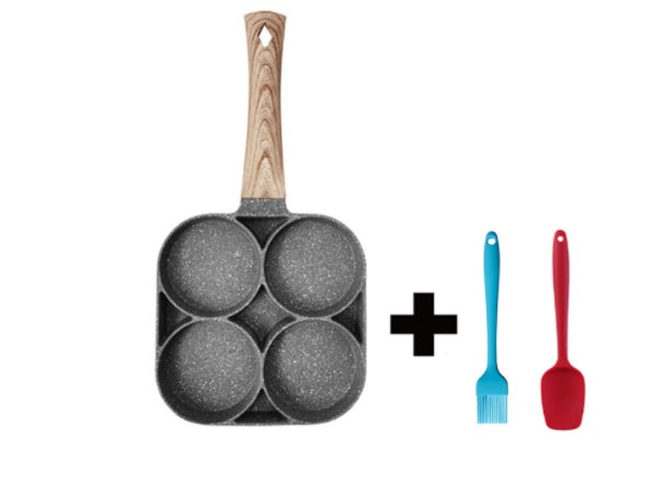 4-Hole Frying Pan – Non-Stick Cooker for Quick Breakfasts
