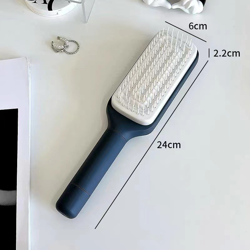 4-in-1 Self-Cleaning Hair Brush – Smooth and Tangle-Free