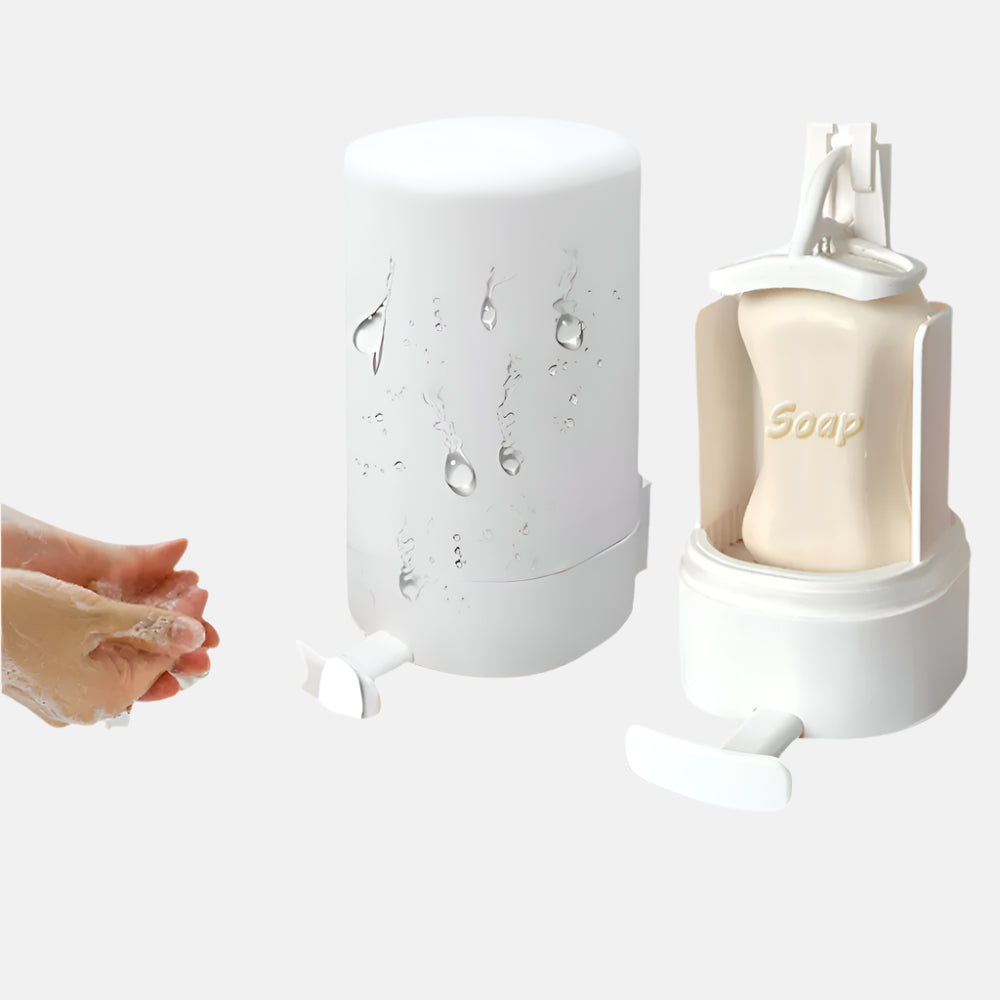 Wall-Mounted Soap Dispenser – Grind, Store and Keep Dry