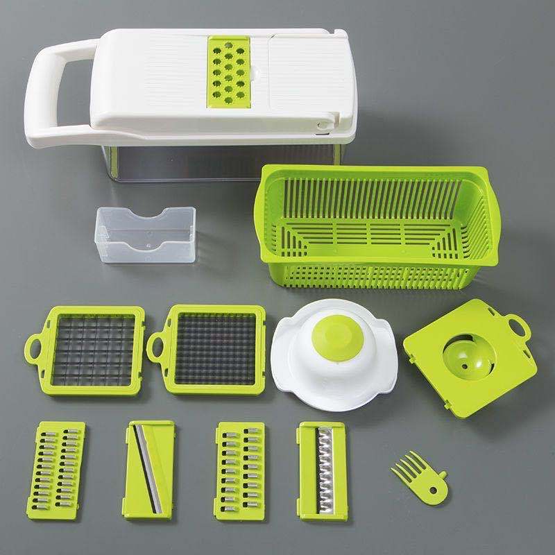 7-in-1 Vegetable Cutter – Slice, Dice and Spiralize with Ease