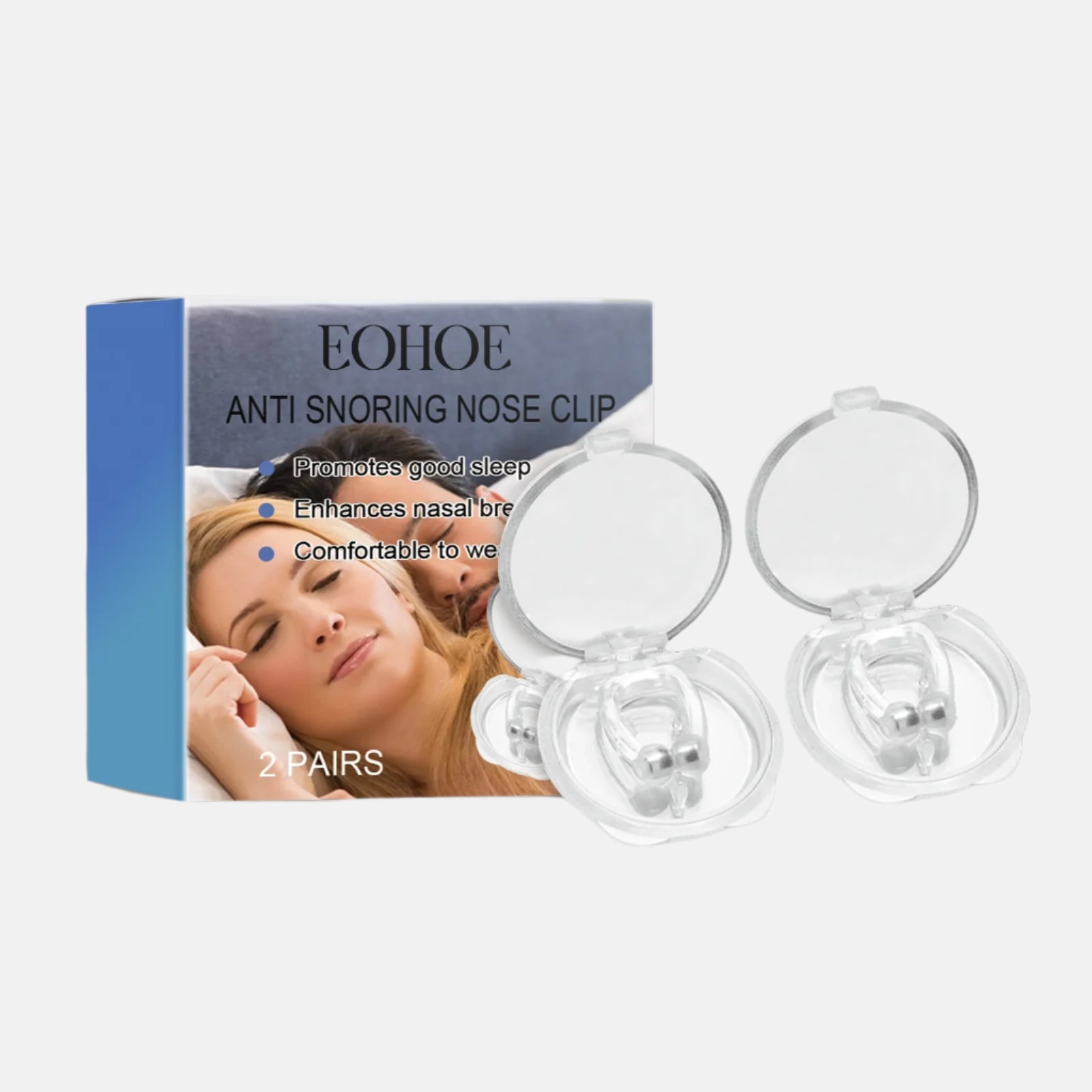 Anti-Snoring Nose Clip – Magnetic Relief for Restful Nights