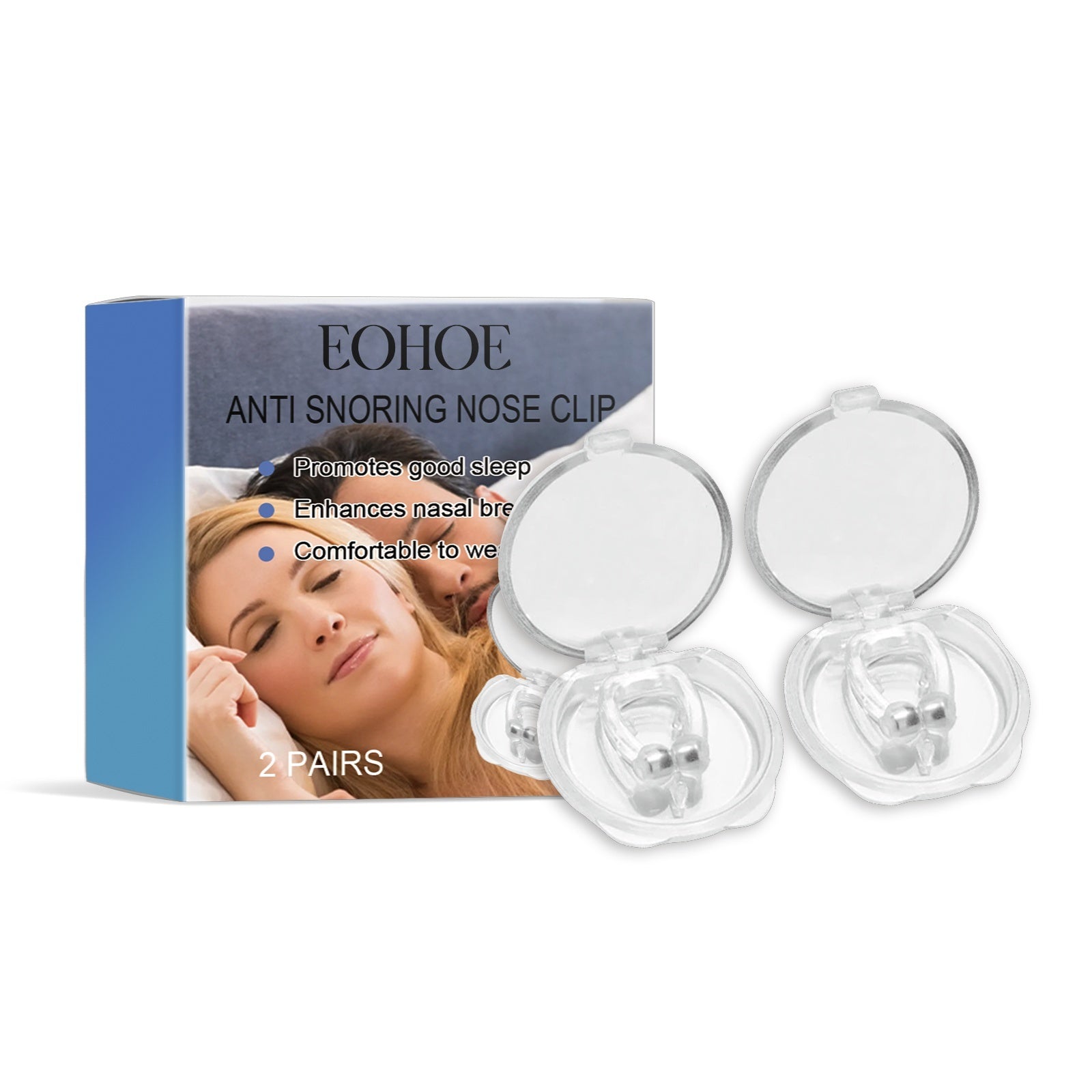 Anti-Snoring Nose Clip – Magnetic Relief for Restful Nights