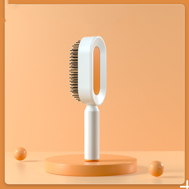 Self-Cleaning Hair Brush – Anti-Static and Scalp-Friendly Design