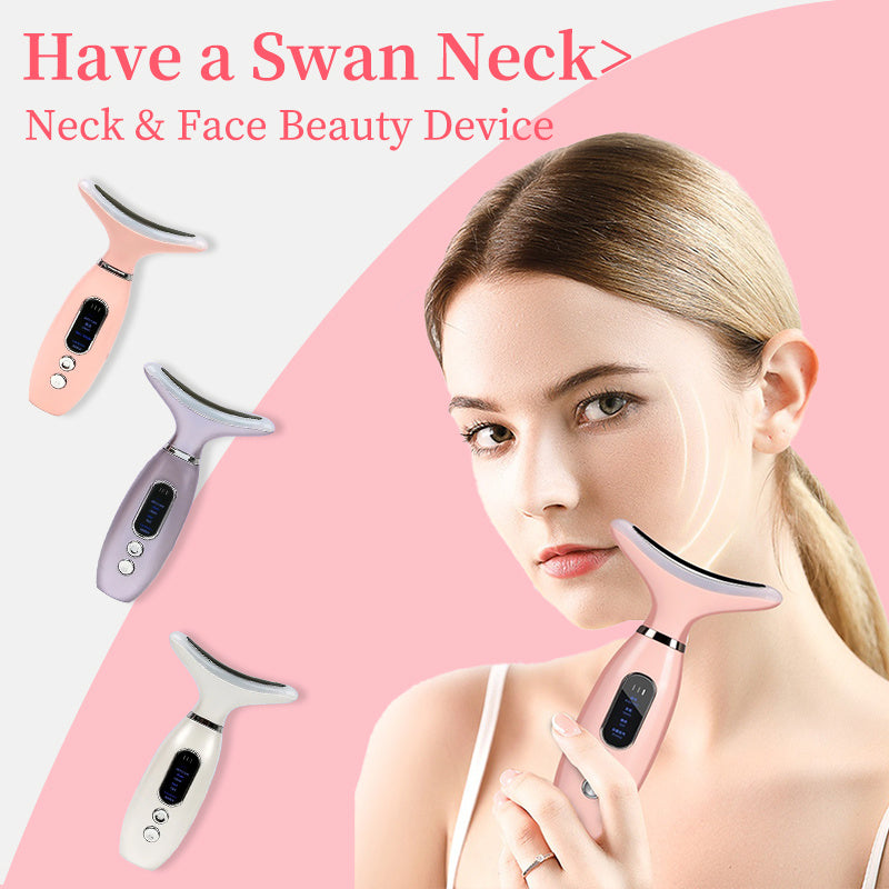 Neck and V-Face Lifting Device – LED Light Massage Tool